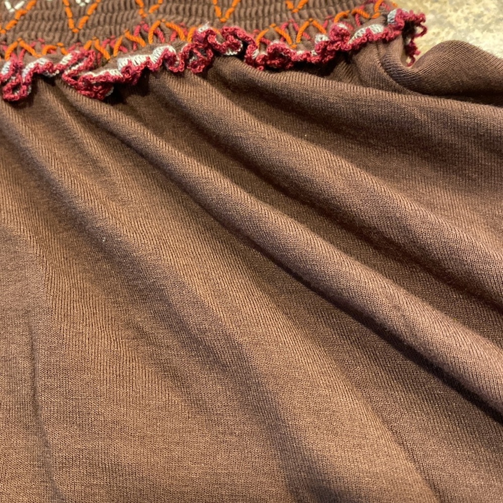 BCBGMAXAZRIA Small Petite Brown Dress With Other Colors - Picture 15 of 17